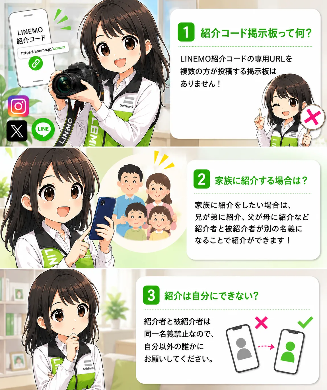 LINEMO紹介よくある質問