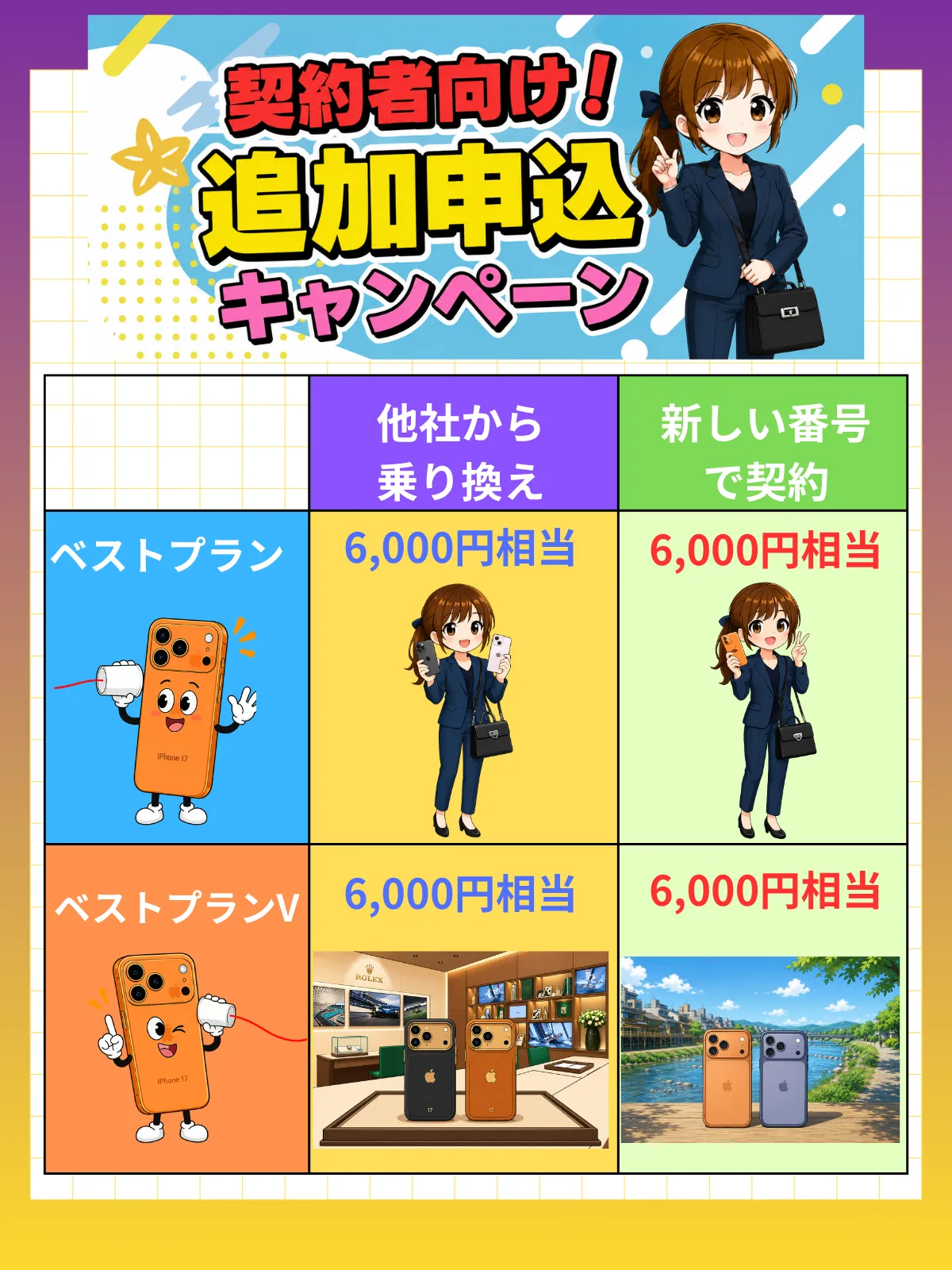 契約者向け！追加申込キャンペーン糸電話