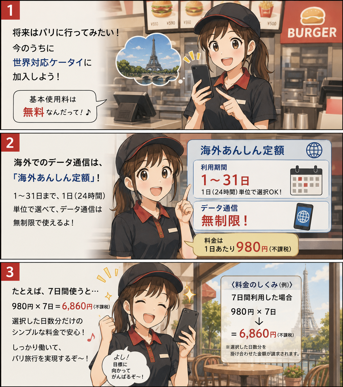 海外でデータ通信料はいくら？