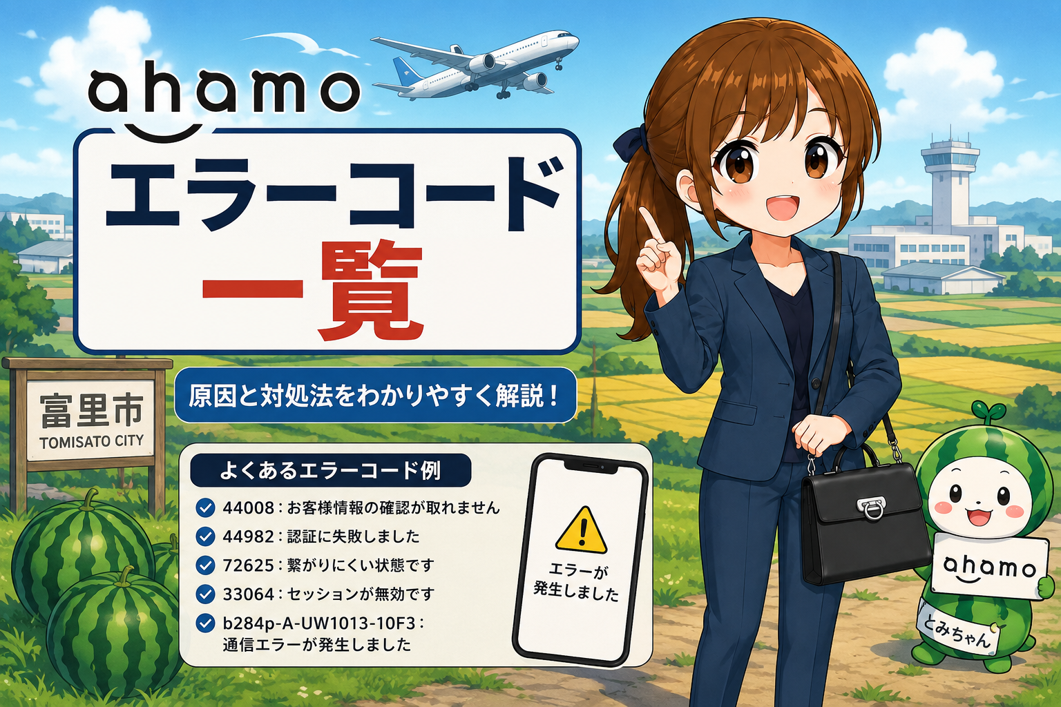 ＊はな＊様確認ページ ahamoエラーコード一覧｜原因・対処法をコード別にわかりやすく解説
